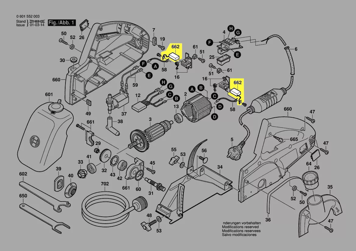 Balais charbon réf. 9 618 086 921 Bosch